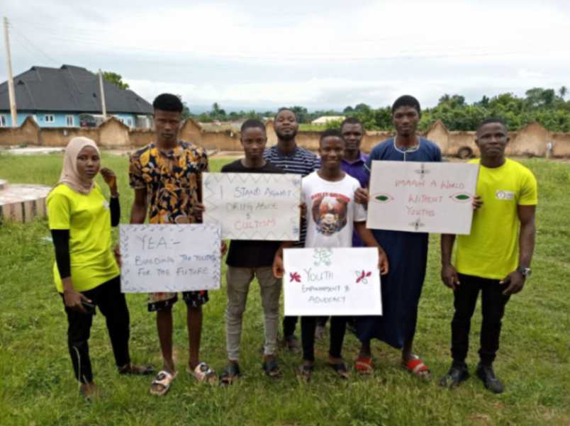 Young Africans engaged in skill development and leadership activities